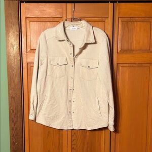 Bluivy Ivory Corduroy Shirt/Jacket